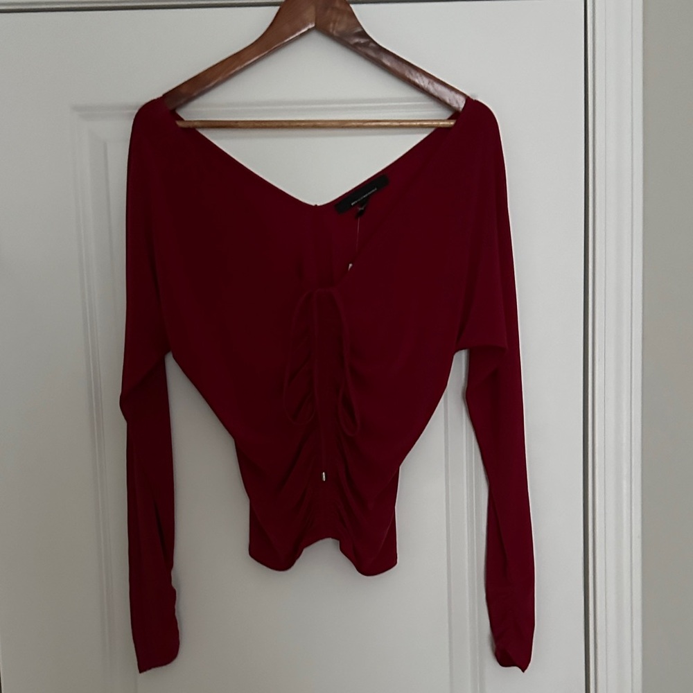 White House Black Market Burgundy -M
